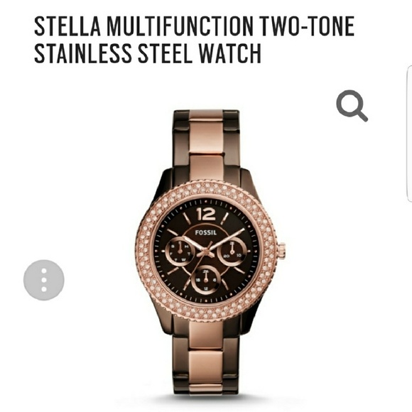 Fossil rose gold watch main image 5